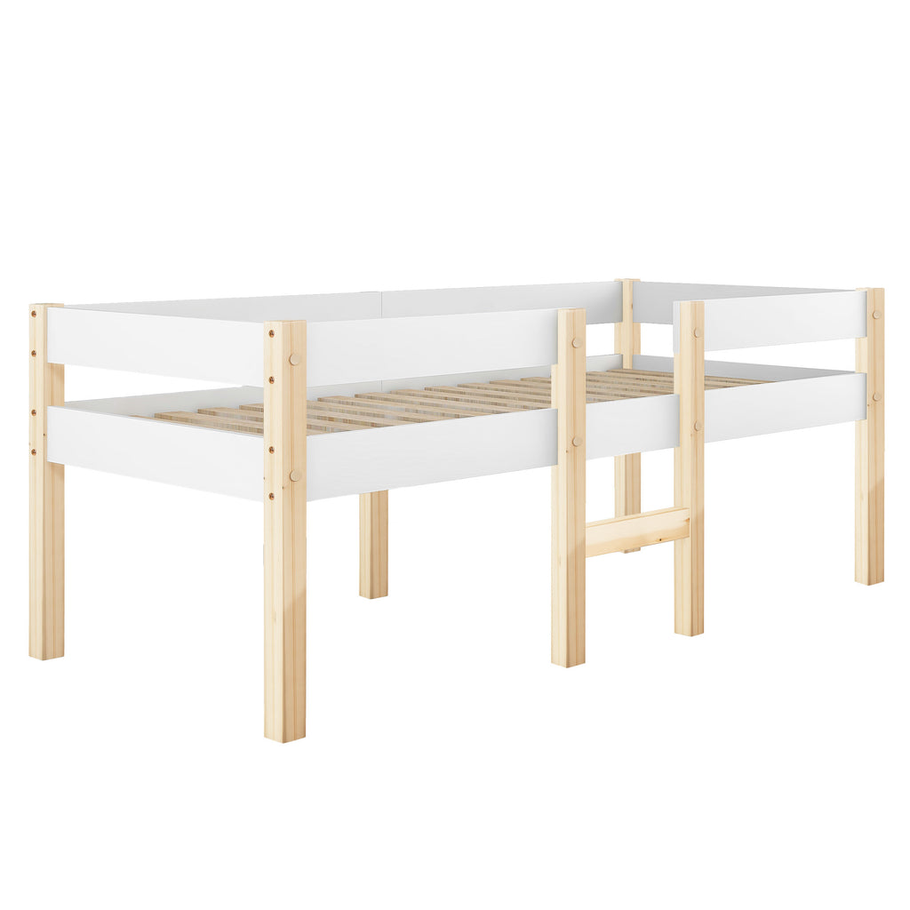 Massives Kinderbett aus Kiefernholz – Perfekt für Jungen & Mädchen – 200 x 90 cm
