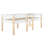 Massives Kinderbett aus Kiefernholz – Perfekt für Jungen & Mädchen – 200 x 90 cm