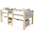 Massives Kinderbett aus Kiefernholz – Perfekt für Jungen & Mädchen – 200 x 90 cm
