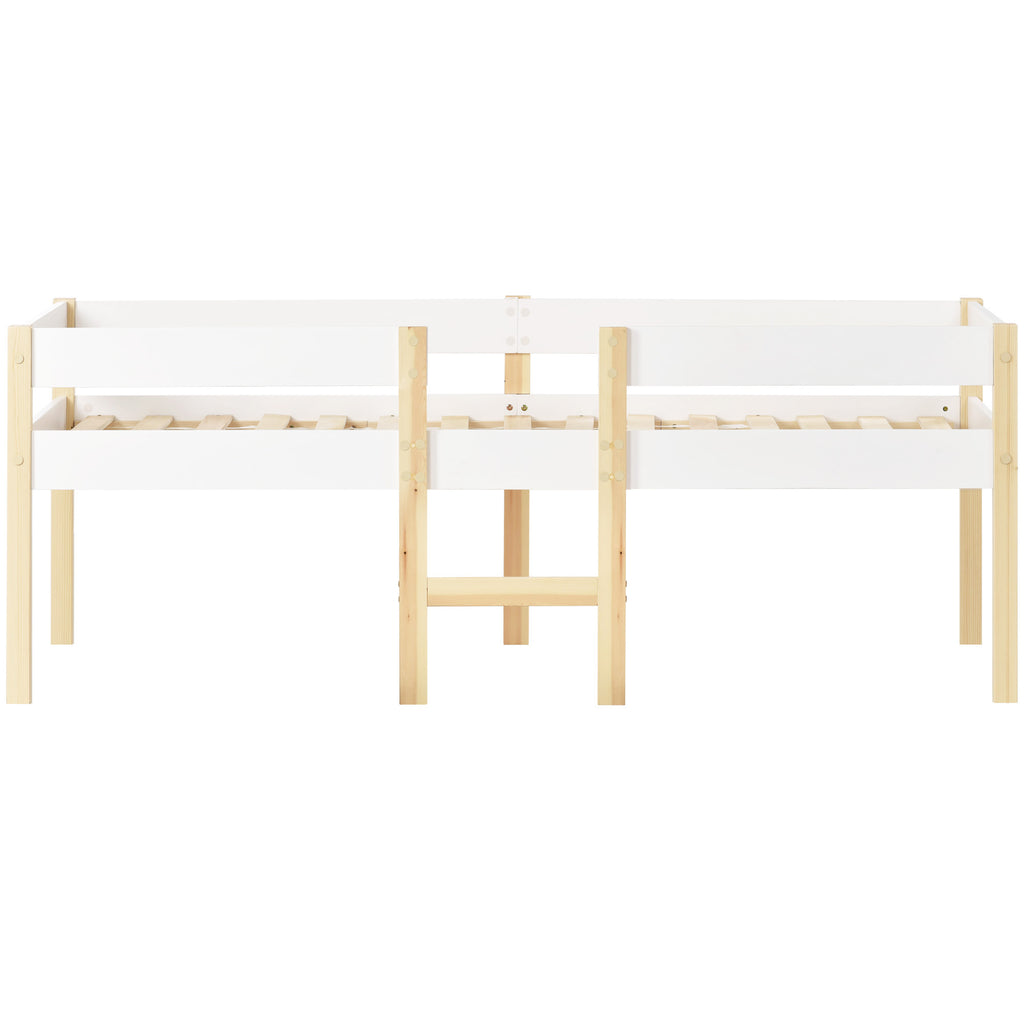 Massives Kinderbett aus Kiefernholz – Perfekt für Jungen & Mädchen – 200 x 90 cm