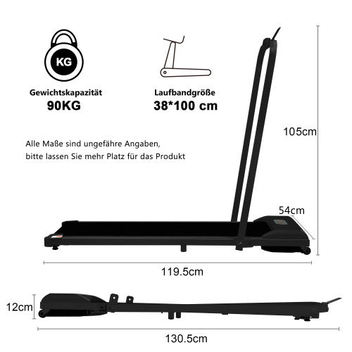 Laufband aus robustem Metall – Stabil, langlebig & perfekt für Fitness, Training und Reha