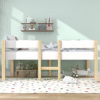 Massives Kinderbett aus Kiefernholz – Perfekt für Jungen & Mädchen – 200 x 90 cm