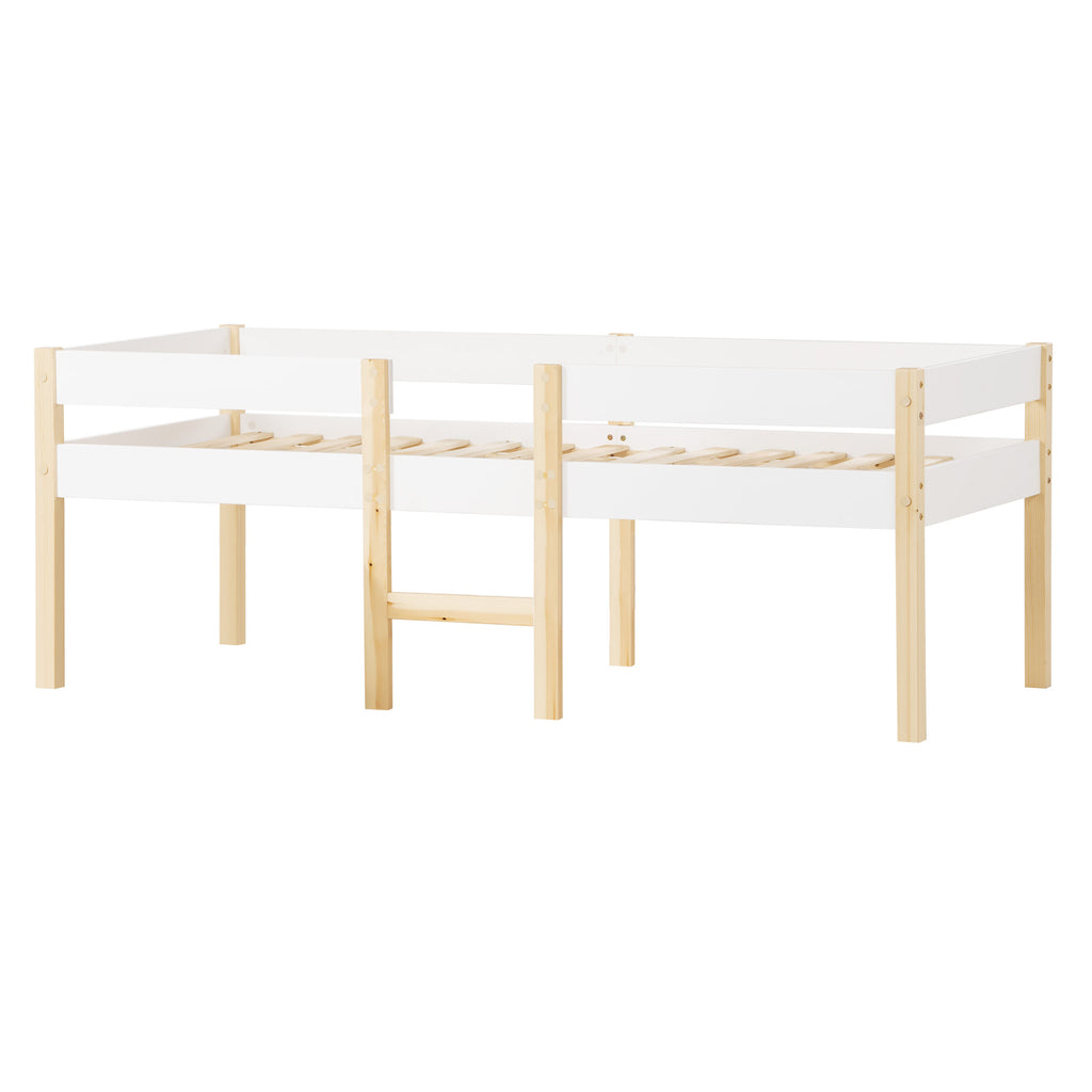 Massives Kinderbett aus Kiefernholz – Perfekt für Jungen & Mädchen – 200 x 90 cm