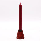 Set of 2  Flip Dinner Candle / Tealight Holder - Vampire Red